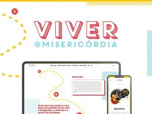 Desenvolvimento de website e aplicação móvel - Viver Misericórdia - brandit