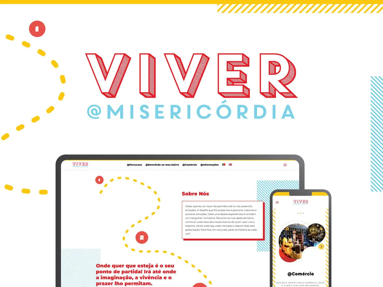 Desenvolvimento de website e aplicação móvel - Viver Misericórdia - brandit